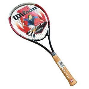Wilson Federer Titanium 4 1/4 Grip L2 Shelf Tennis Racket Old Stock Defect 2007